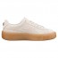 Puma Suede Platform Shoes Girls White 013STTEP