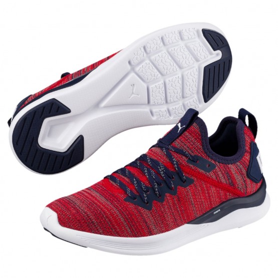 Puma Ignite Flash Shoes Boys Red/Navy/White 048PXUDF