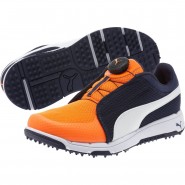 Puma Grip Shoes Boys Navy/White/Orange 092UIOUJ