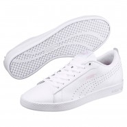 Puma Smash Shoes Womens White 114GAQDC