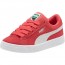Puma Suede Classic Shoes Boys Pink/White 166FOWHK