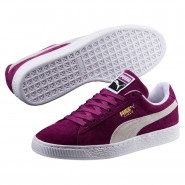 Puma Suede Classic Shoes Mens Purple/White 195ZHCSK