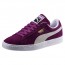 Puma Suede Classic Shoes Mens Purple/White 195ZHCSK