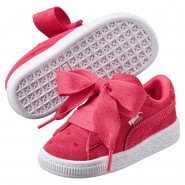 Puma Suede Heart Shoes For Girls Pink 204EGFUK