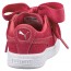 Puma Suede Heart Shoes Girls Pink 204EGFUK