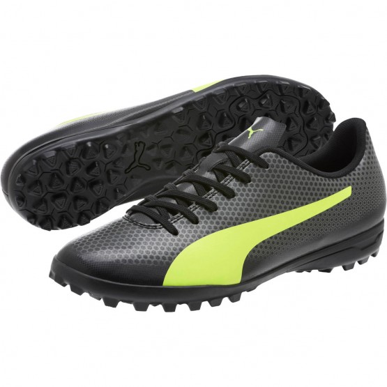 Puma Spirit Shoes For Men Black/Yellow/Grey 212DWLFY