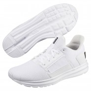 Puma Enzo Shoes Mens White/Black 217VORVE