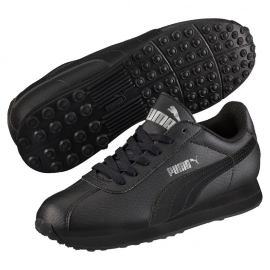 Puma Turin Shoes Boys Black 284ECCFV