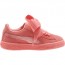 Puma Suede Heart Shoes Girls Pink 289ILWTE