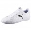 Puma Smash Shoes Mens White/Black 329XMAFS