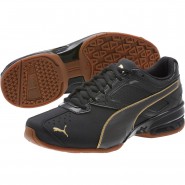 Puma Tazon 6 Training Shoes For Women Black/Gold 343VJKAS