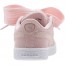 Puma Suede Heart Shoes Girls Pink/Silver/White 388LJPBO