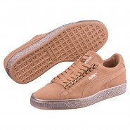 Puma Suede Classic Shoes Boys Coral/Rose Gold 403FONXL