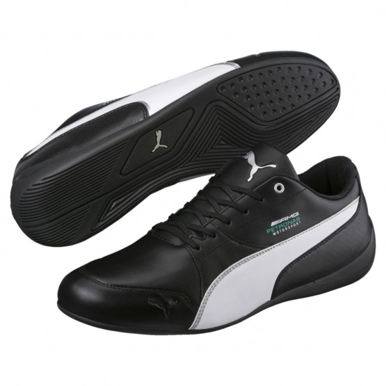 Puma Mercedes Amg Shoes Mens Black/White 426OTDYQ