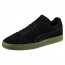 Puma Suede Classic Shoes Mens Black/Olive 436MNTYD