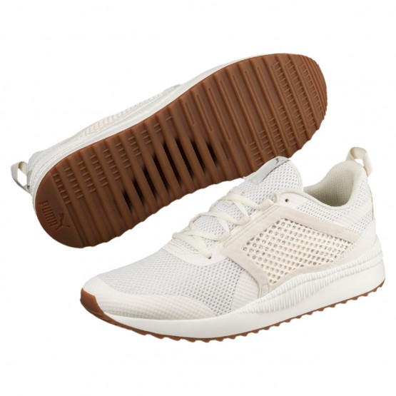 Puma Pacer Next Shoes Mens White/White 471ESTVJ