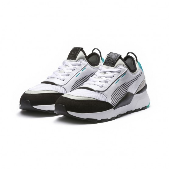 Puma Rs-0 Re-Invention Shoes Mens White/Grey Purple/Green 503XPETA