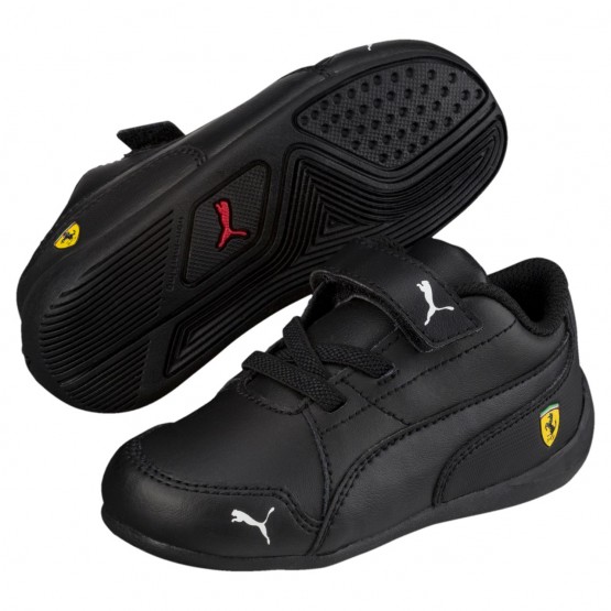 Puma Scuderia Ferrari Shoes Boys Black 518LLEPJ
