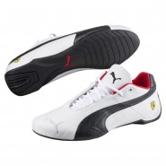 Puma Ferrari Shoes Mens White/Black 546HWWCB