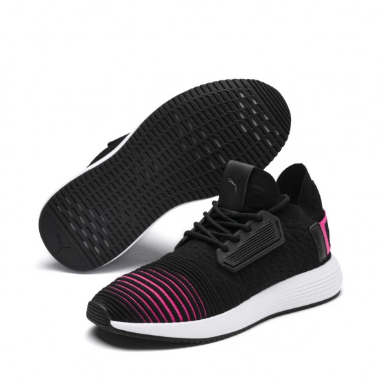 Puma Uprise Shoes For Boys Black/Pink/White 552SPMWD