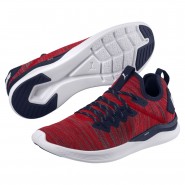 Puma Ignite Flash Shoes For Men Red/Navy/White 618OPDNC