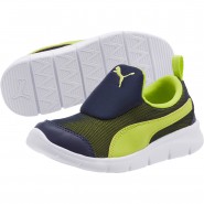 Puma Bao 3 Mesh Shoes Boys Navy/Light Green 673CPRDP