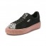 Puma Platform Shoes Womens Black/Beige 711HOMRR