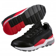 Puma Rs-0 Play Shoes Boys Black/White 734GLWRT