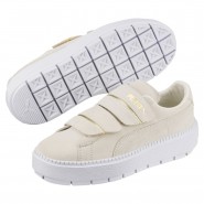 Puma Platform Shoes Womens White 766WYSUO