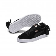 Puma Suede Shoes For Women Black 837UJEEP