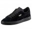 Puma Suede Shoes Boys Black/Silver 872JULUW