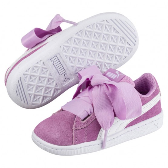 Puma Vikky Shoes For Girls Purple/White 874EQVMY