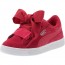 Puma Suede Heart Shoes Girls Red 881OIXDB