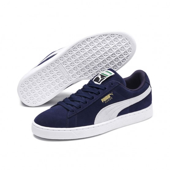 Puma Suede Classic Shoes For Men Navy/White 890HBKQH