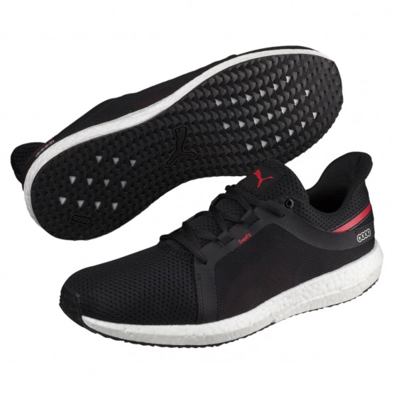 Puma Mega Nrgy Running Shoes For Men Black/Red 918NVLRV