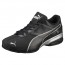 Puma Tazon 6 Shoes Mens Black/Silver 961KUIQL