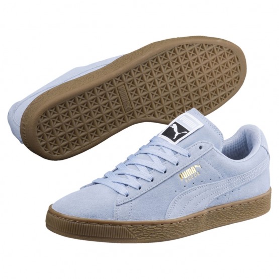 Puma Suede Classic Shoes Mens Grey Blue 977ZCQDL